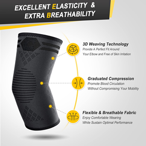 Coderas deportivas de buena calidad Deportes Fitness Gimnasio Protector de codo Brace Pad Coderas Elbow Support Brace Straps - Product Image 2