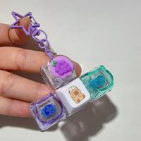 Custom Your Design Keycaps Luminous Click Keychains Click Fidget Keychain Multiple Color Options Stim Toy Stress Relief