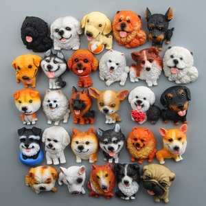 Aimants de réfrigérateur de bouledogue Corgi faits à la main Husky aimants de réfrigérateur 3D drôles personnalisés aimants de réfrigérateur de chien de dessin animé mignon - Product Image 4