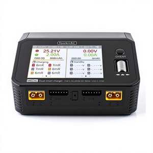 Toolkitrc M6DAC ที่ชาร์จ X2 PD65W USB-C AC แบบคู่/ตัวจ่ายไฟสำหรับ1-6S lipo/lihv/nimh/pb เซลล์ด้วยสกรูพลาสติก - Product Image 1