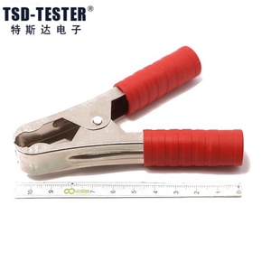 Venta al por mayor de alto voltaje de metal de oro de cobre eléctrico cocodrilo pinza de batería de acero inoxidable - Product Image 4