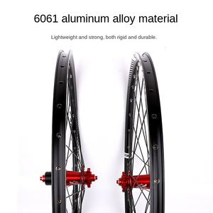 Juego de ruedas de <span class=keywords><strong>bicicleta</strong></span> de montaña Llanta de aleación de aluminio 26/27.5/<span class=keywords><strong>29</strong></span> pulgadas Freno de disco de eje de barril de liberación rápida - Product Image 3