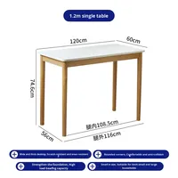 Nordic Moderne Massief Houten Laptop Stand Eenvoudige Rechthoekige Kantoor/Slaapkamer Computer Bureau Voor Kleine Appartement Voor Hotels