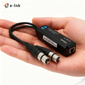 Dongle d'entré<span class=keywords><strong>e</strong></span> analogique <span class=keywords><strong>Dante</strong></span> 2 canaux 24 bits 96 kHz PoE XLR pour transmission de données vidéo pour microphone et mixeur audio professionnels - Product Image 1