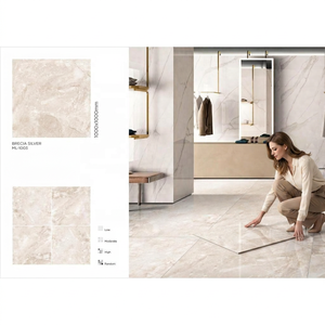 กระเบื้องพอร์ซเลนขัดเงาสีเบจ Vistaar ขนาด 1000x1000 มม. (100x100 ซม.) กระเบื้องเซรามิกปูพื้นแบบวิทริฟายด์ - Product Image 3