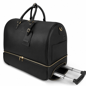 Ensemble de bagages de sport et de voyage GORFIA personnalisé de luxe en PU imperméable avec compartiment à chaussures et organiseur de cosmétiques - Product Image 3