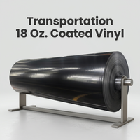 18 oz. Vinyle enduit anti-moisissure, anti-fongique, antimicrobien, antibactérien, traité aux UV pour les industries du transport