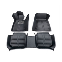Alfombrillas de Coche SHUIYUAN de Fábrica China, Venta al por Mayor, Prensadas en Caliente, OEM, Antideslizantes, 5D 7D, de Cuero, Juego Completo para Modelos Q3/K5