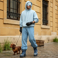 Sweat-shirts et pulls à capuche pour hommes, design personnalisé, mode, pull à capuche uni pour hommes, lourd, de haute qualité, avec masque pour les yeux