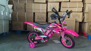 Bicicleta Infantil de Acero de Alto Carbono, Modelo Nuevo, Estilo Moto, 12/16 Pulgadas, Estilo <span class=keywords><strong>BMX</strong></span> para Niños de 3 a 6 Años - Product Image 4