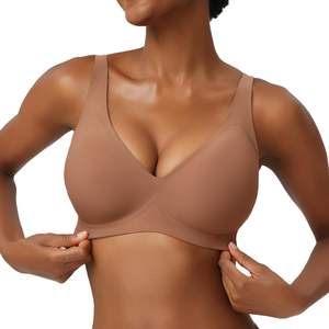 Soutiens-gorge sans fil Jelly pour femmes, sans armatures, décolleté plongeant, push-up, sans coutures, confortables, bralettes pour t-shirts, soutiens-gorge de tous les jours - Product Image 6