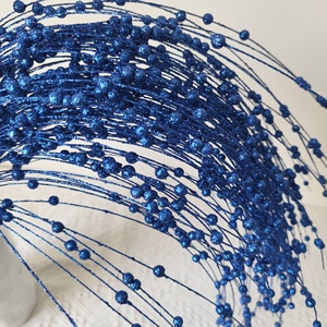 Decoraciones Navideñas y de Año Nuevo de Plástico con Purpurina Hechas a Mano, Estilo Weeping Willow, para Decoración del Hogar, Fiestas y Eventos - Product Image 3