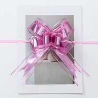 Nœuds à tirer floraux colorés pour cadeaux - Ruban en organza écologique et durable pour mariages, anniversaires et fêtes
