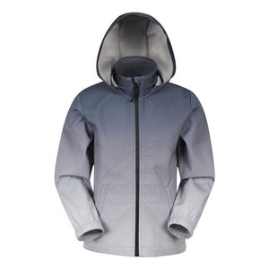 เสื้อแจ็คเก็ตซอฟต์เชลล์บุรุษสำหรับฤดูหนาวแบบมีฮู้ด กันลม แห้งเร็ว ระบายอากาศได้ดี รับผลิตแบบ OEM พร้อมบริการสกรีนโลโก้และสีตามสั่ง - Product Image 1