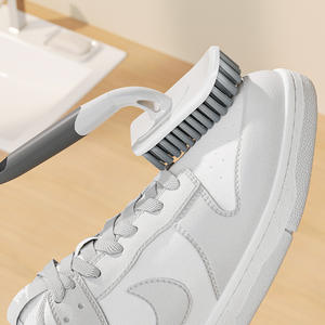 Juego de cepillos multifuncionales para zapatos, cerdas de nailon, limpieza suave para zapatos, ropa y lavandería - Product Image 5