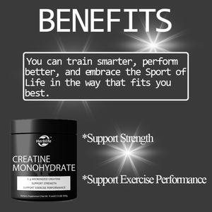 Monohidrato de Creatina Micronizado en Polvo, Aumenta la Masa Muscular Magra, Mejora el Rendimiento y la Fuerza y Apoya la Recuperación del Entrenamiento - Product Image 3