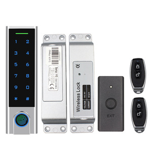 Kit de contrôle d'accès sans fil en métal étanche IP65 avec serrure pour contrôle d'accès biométrique extérieur, compatible avec l'application Tuya Smart, sans perçage - Product Image 2