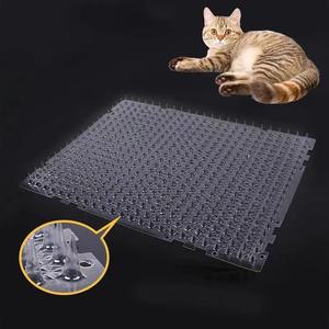 C17 Transparência Cat Repelente Outdoor Indoor Scat Mat Para Gatos Cães Manter Longe Pragas Esteiras Plásticas Com Picos Anti Cat Spike - Product Image 2