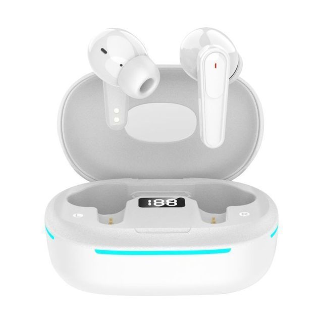 ANC ENC TWS V5.4 In-Ear Earphones with LED Display IPX4 Waterproof Touch Control Noise Cancelling Headphones