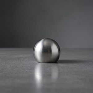 Elegant Glossy <b>Silver</b> Sphere Eco-friendly Non-spill Snap-on/Push-on Closure Perfume Cap FEA15 Neck Size Luxury Cosmetics Bottle - Product Image 3