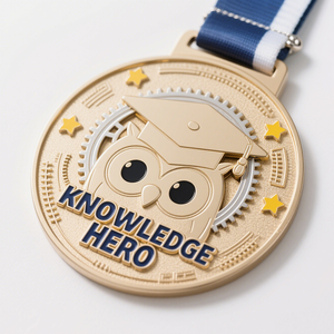 Medallas <span class=keywords><strong>de</strong></span> Premio Personalizadas con Logotipo Grabado para Niños, Premio <span class=keywords><strong>de</strong></span> Competencia <span class=keywords><strong>de</strong></span> Matemáticas y Ciencias, Premio <span class=keywords><strong>de</strong></span> Logro Educativo Infantil - Product Image 4