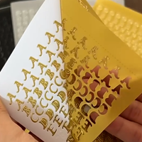 Autocollants en PVC estampés à chaud avec lettres anglaises, imperméables, style Ins, pour journal, décoratifs, adhésifs, pour scrapbooking