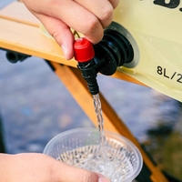 Conteneur d'eau en plastique 5L 10L, emballage pour aliments pour animaux, grande capacité, poche de rangement transparente avec bec verseur, sac d'eau pour le camping