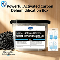 Boîte de déshumidification domestique au charbon actif, déshydratant au chlorure de calcium, absorbant l'humidité et anti-humidité