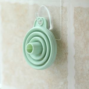 Funil dobrável de silicone para cozinha, funil dobrável portátil sem BPA para transferência de líquidos de óleo e água, venda quente de fábrica - Product Image 4