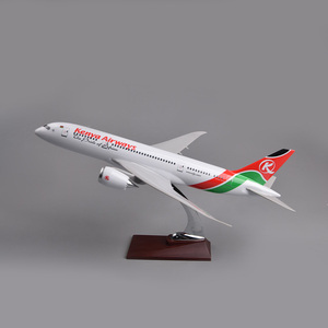 Modèle d'<span class=keywords><strong>avion</strong></span> en résine <span class=keywords><strong>Kenya</strong></span> Airways B787 47cm Cadeau d'affaires - Product Image 1