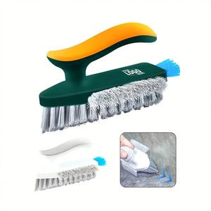 Ergonomic Handle 4 in 1 Cleaning <b>Brush</b> Set with Custom Logo for Carpet and Bathroom Use - Product Image 2