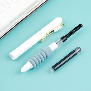 Bolígrafo de Plástico Ligero y Moderno, con Mecanismo de Clic, Agarre Suave, Borrable, Retráctil, para Caligrafía, para Estudiantes - Product Image 5