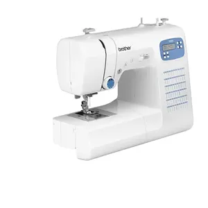 Nueva máquina de coser multifuncional eléctrica Brother GP60X para el hogar importada electrónica para comer gruesa con mesa overlock