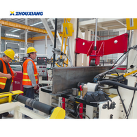 Ligne de production de poutres en H 3-en-1 : Machine de soudage et de redressage automatique avec équipement de redressage de métaux, capacité de 4000 tonnes/an