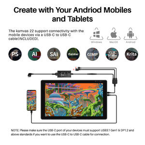 <span class=keywords><strong>Tablette</strong></span> <span class=keywords><strong>graphique</strong></span> <span class=keywords><strong>Huion</strong></span> <span class=keywords><strong>Kamvas</strong></span> 22 Plus avec écran de 21,5 pouces et 8192 niveaux de pression du stylet - Product Image 4