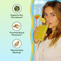 Poudre de boisson pour la santé intestinale OEM, mélange de fibres probiotiques avec prébiotiques et L-glutamine pour la santé intestinale
