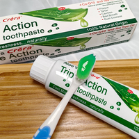 Fabricant Vente en Gros Dentifrice Mousse Menthe Aloe Vera Haleine Fraîche Dentifrice Blancheur pour Dents Sensibles