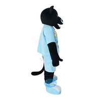 Costume de mascotte de panthère noire, animal, cosplay, léopard