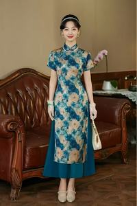 आधुनिक मैक्सी पोशाक के साथ आधुनिक मैक्सी पोशाक और आकार के चीनी चींगसम चींगसम चींगसम - Product Image 3