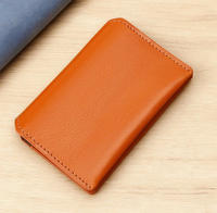 Dompet Lipat Kulit Asli Mewah Logo Kustom Grosir, Tempat Kartu Kredit & ID Bisnis