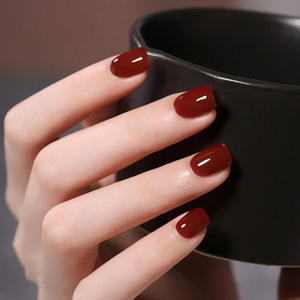 Haute qualité professionnel en gros ongles produits ABS pur rouge et blanc <span class=keywords><strong>miroir</strong></span> polissage conception court port <span class=keywords><strong>plaque</strong></span> <span class=keywords><strong>à</strong></span> ongles - Product Image 2