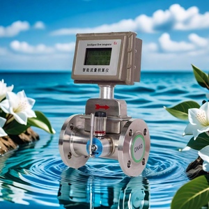 LPG cairan alami cerdas Digital 4-20mA denyut nadi RS485 OEM Flowmeter turbin <span class=keywords><strong>Gas</strong></span> aluminium - Product Image 3