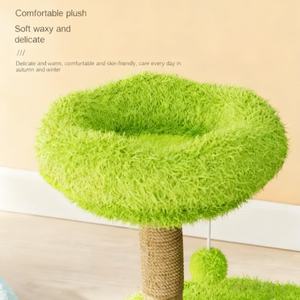 Groothandel Hot Selling Grote Houten Krabpaal Huis Toren Condo Kattenboom - Product Image 5