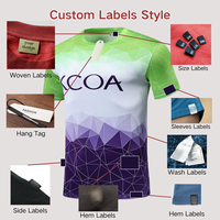 T-shirt vierge uni respirant avec étiquette de logo personnalisé T-shirt en polyester à épaules dénudées de qualité supérieure avec impression pour vêtements Échantillon gratuit