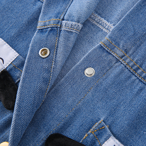 Gilet en jean <span class=keywords><strong>sans</strong></span> manches de haute qualité pour tout-petits garçons, collection printemps-automne, avec imprimé dessin animé mignon, vêtement d'extérieur, manteau quotidien pour bébés garçons - Product Image 5