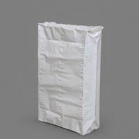 Sac à valve industriel en PE à fond plat, étanche et résistant à l'humidité, en PE vierge, pour dioxyde de titane et noir de carbone