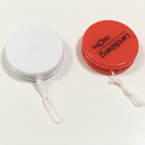 <b>Plastic</b> <b>Drum</b> Shaped Yo Yos Red And White For Boys Age 8 To 13 Years Customizable Anime Characters - Product Image 3