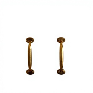 Easy Push or Pull <b>Cupboard</b> Shelve Door Mount Eco Friendly Polish Brass Handles Brass Kitchen <b>Cupboard</b> Cabinet Pull Handle Bar - Product Image 1
