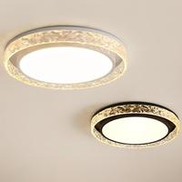 Nouveau plafonnier de chambre italien de haute qualité plafonnier moderne simple de luxe éclairage de plafond de salon rond noir nordique
