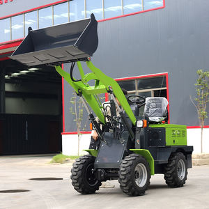 500kg nilai kapasitas Bucket roda elektrik Mini pemuat dengan sistem hidrolik bertenaga baterai pemuat kompak - Product Image 5